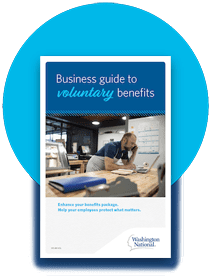 A downloadable business guide on voluntary benefits.